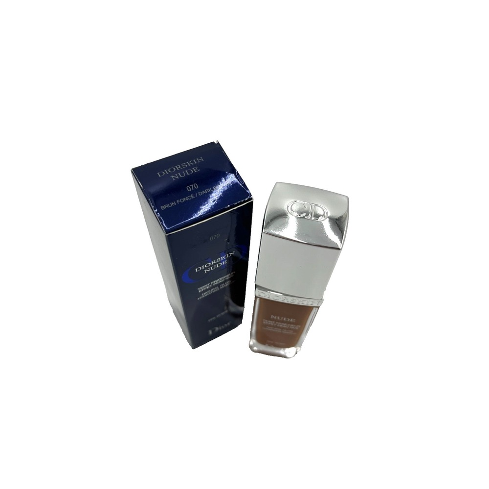 Dior Diorskin‎ Nude Natural Glow Hydrating Makeup  070  Dark Brown SPF 10  1 oz